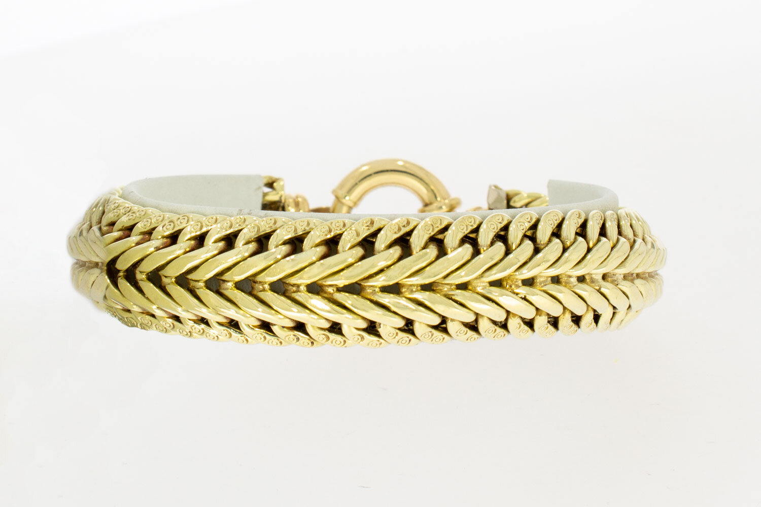 Geflochtenes Armband 14 Karat Gold - 22,2 cm