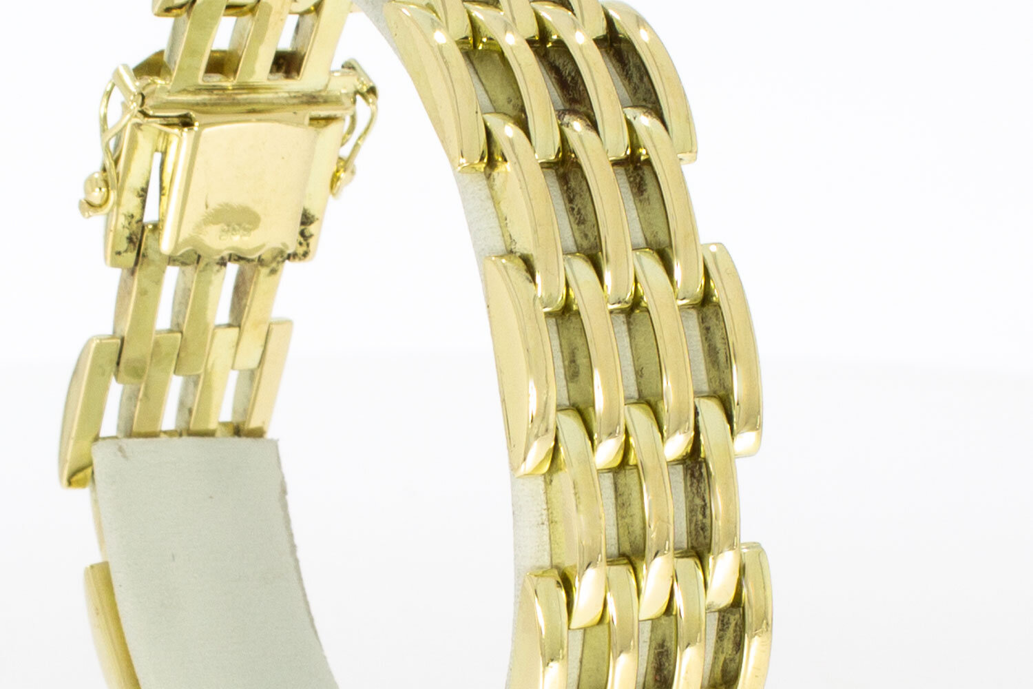 Goldbarren Armband 14 Karat - 19,8 cm