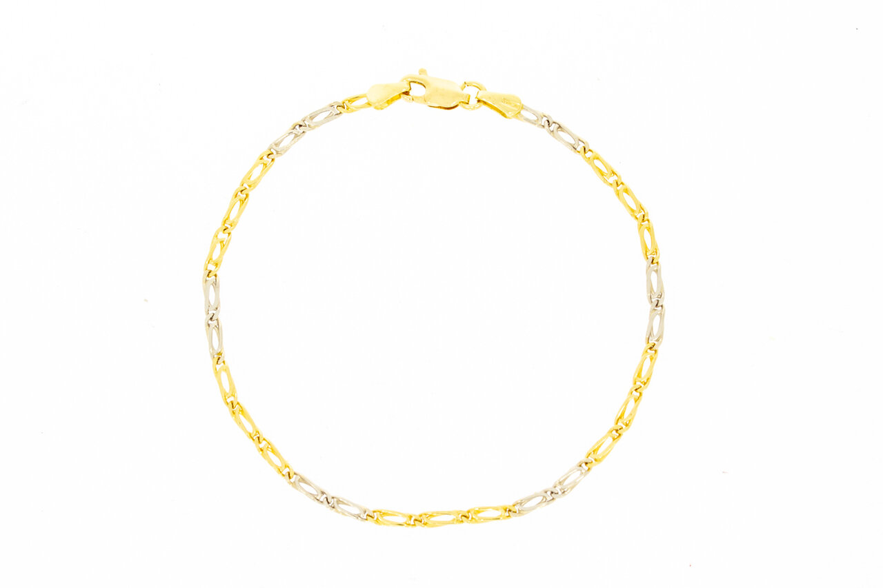 18 Karat Falkenauge Gold Armband - 19,2 cm