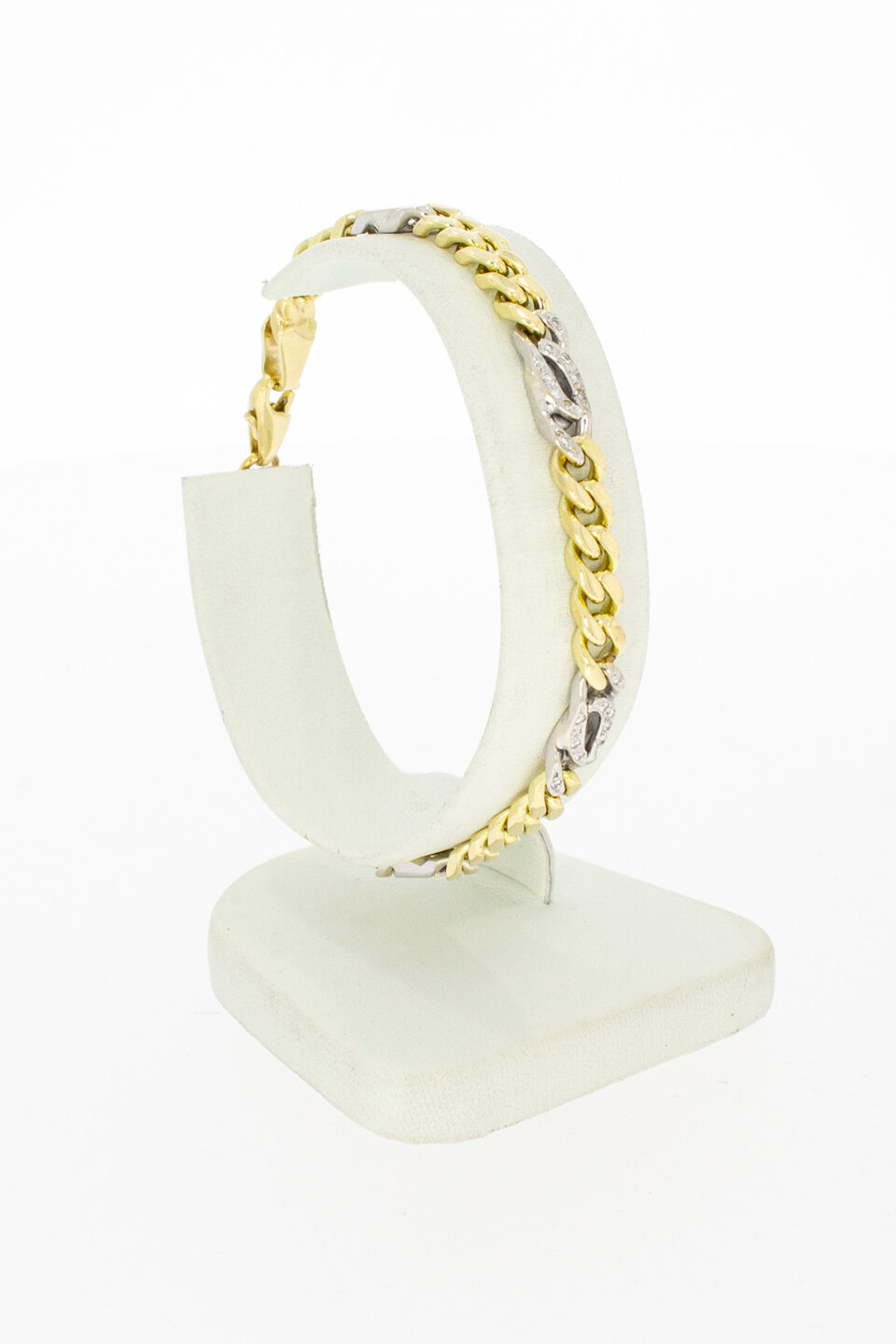 Infinity Armband 14 Karat Gold  18,5 cm