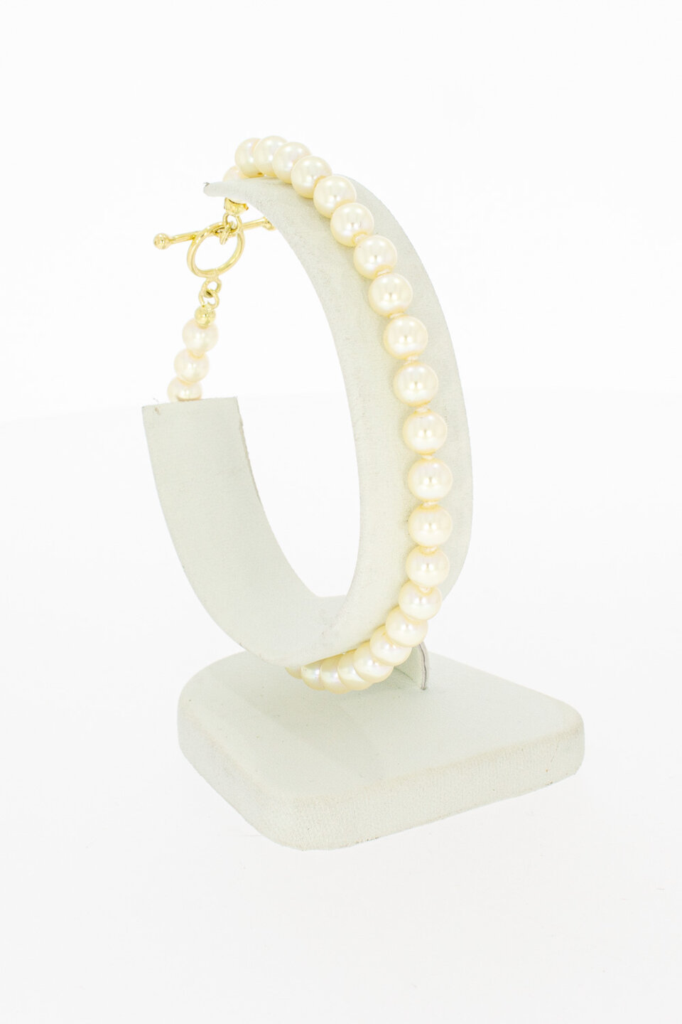 Perlenarmband mit 14 Karat Verschluss - 20,9 cm