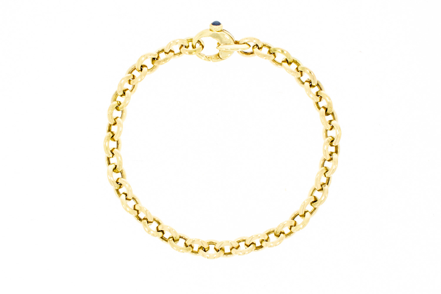 Ankerarmband aus 14 Karat Gold - 20,6 cm