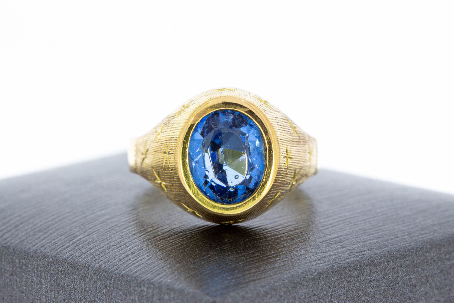 Topas Pinky Ring 18 Karat Gold – 17,6 mm