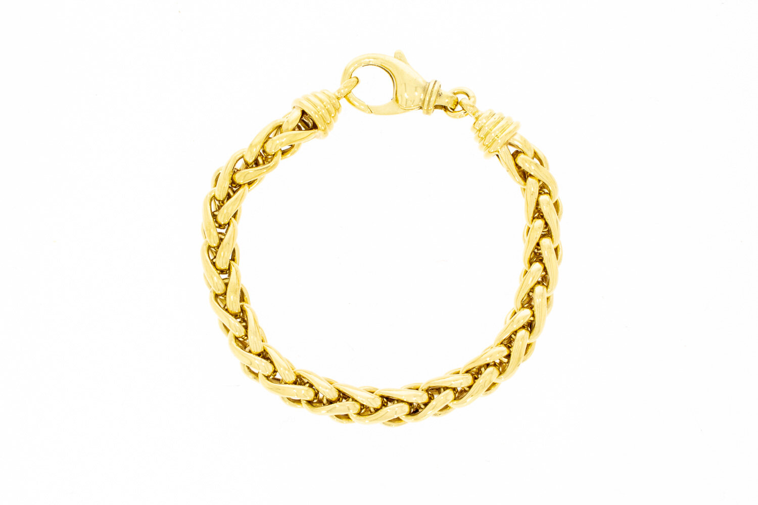 Fuchsschwanz Armband aus 18 Karat Gold - 20,1 cm