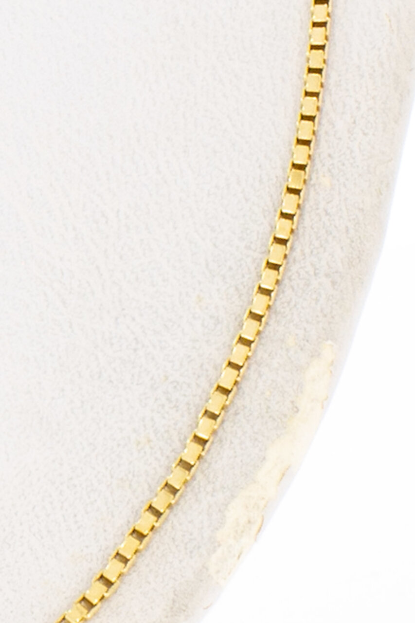 Venezianische Halskette aus 18 Karat Gelbgold - 41 cm