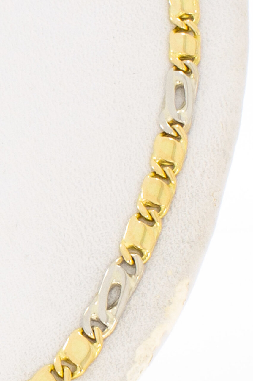 Falkenauge Halskette 18 Karat Gold - 41 cm