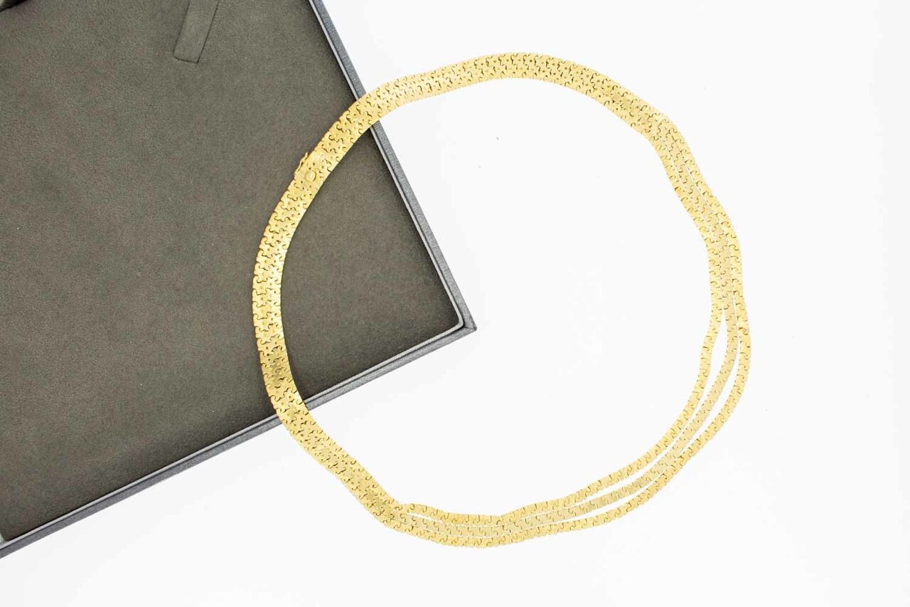 750 Karat Gold Vintage Halskette - 43,5 cm