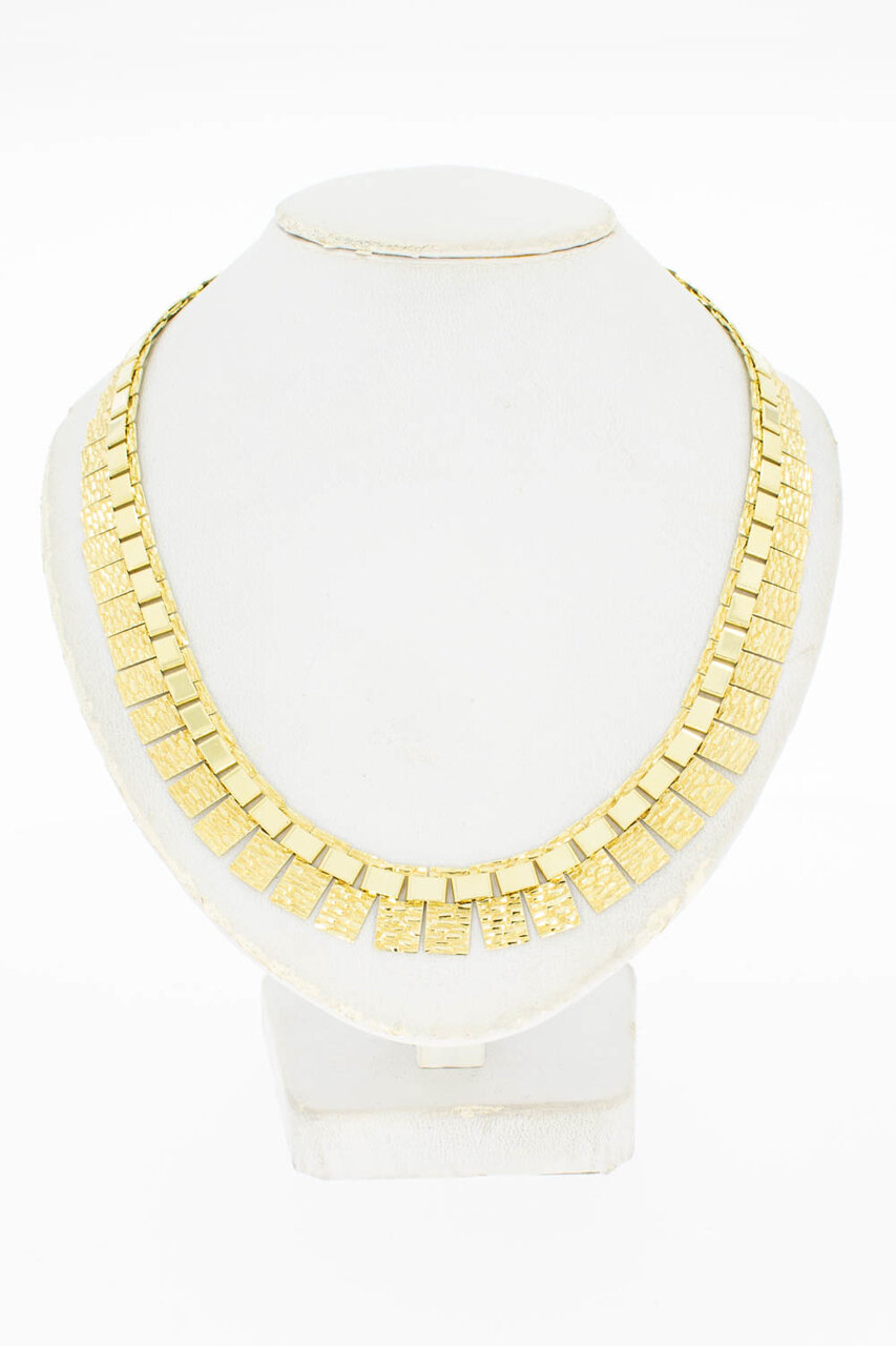 Sonnenstrahl Kette 14 Karat Gold  - 42,5 cm