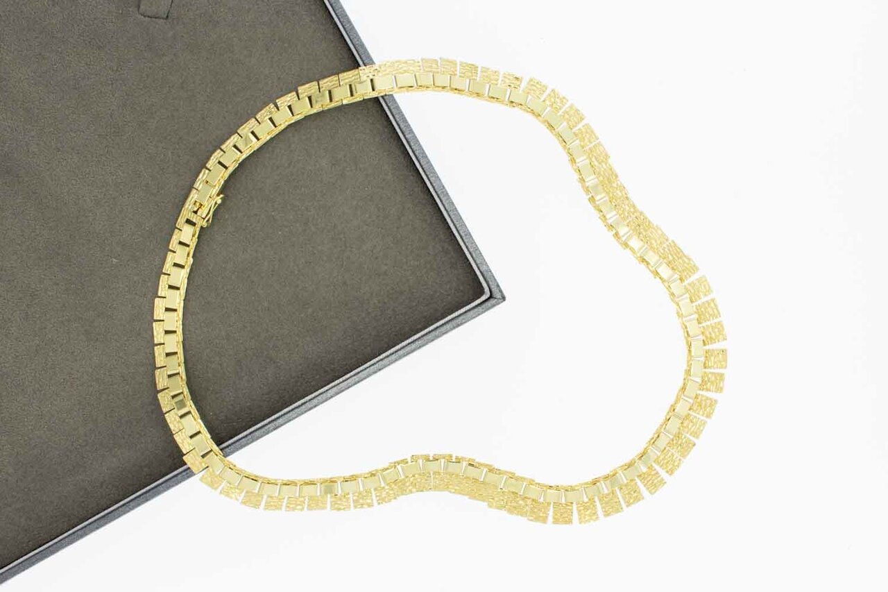 Sonnenstrahl Kette 14 Karat Gold  - 42,5 cm