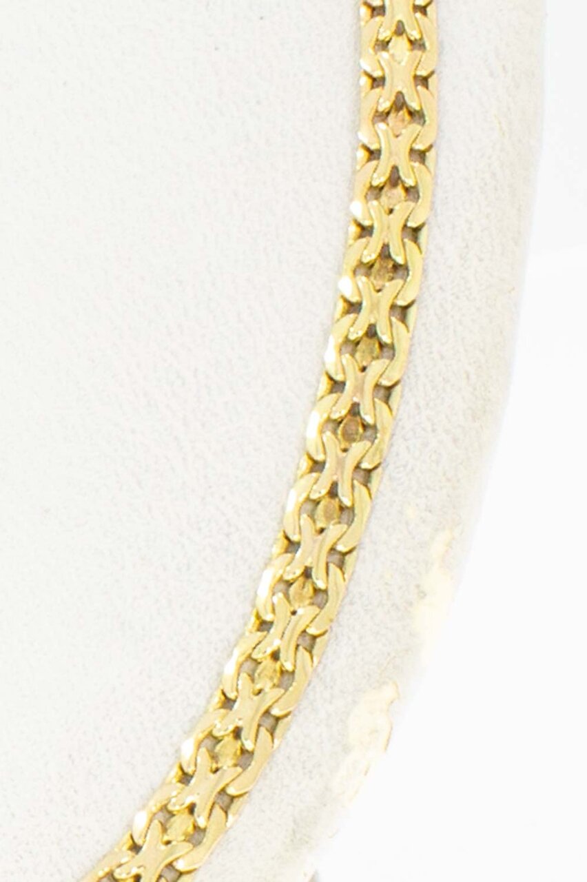 14 Karat Gold Vintage Halskette - 45,4 cm