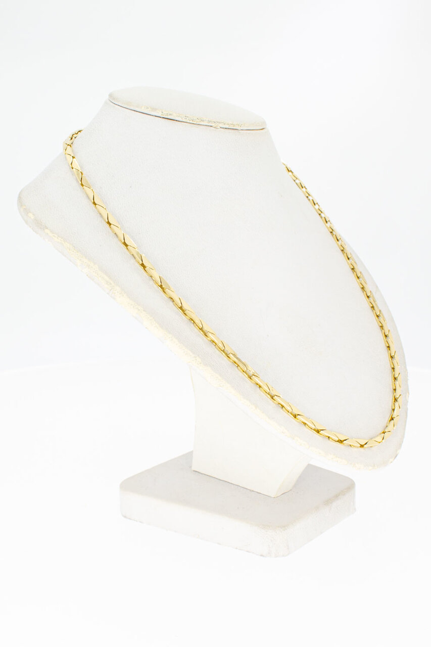14 Karat Goldene Fantasy Halskette - 45,4 cm