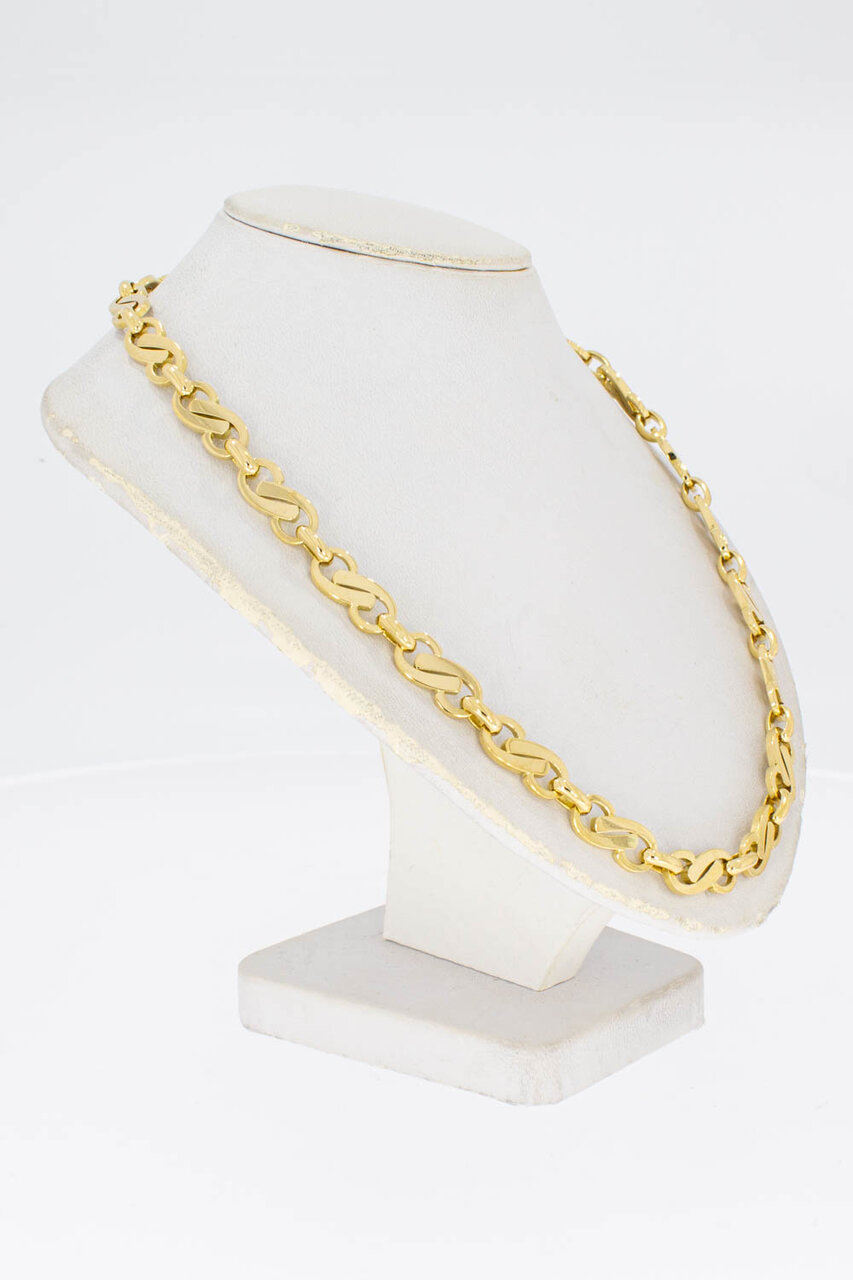 18 Karat Gold Infinity Halskette - 42,9 cm