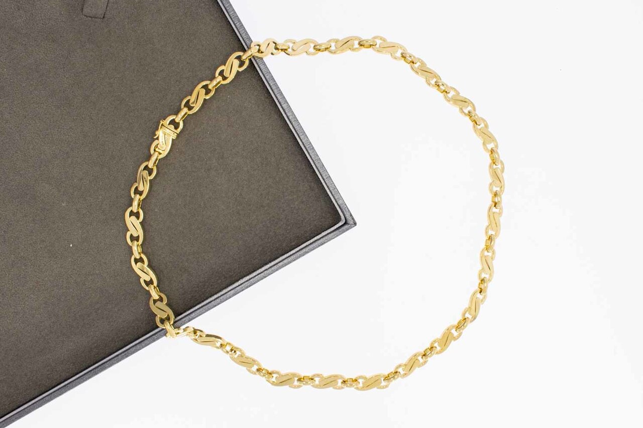 18 Karat Gold Infinity Halskette - 42,9 cm