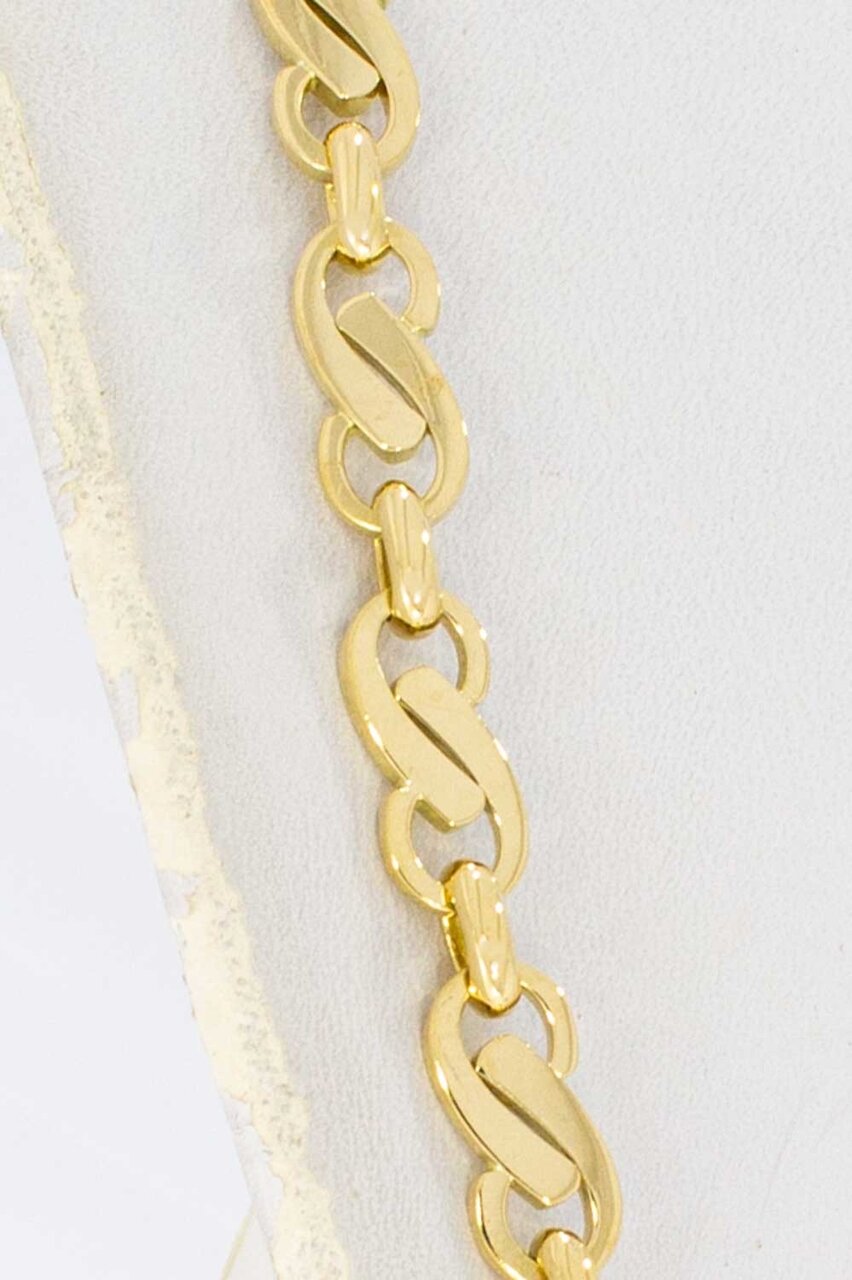 18 Karat Gold Infinity Halskette - 42,9 cm