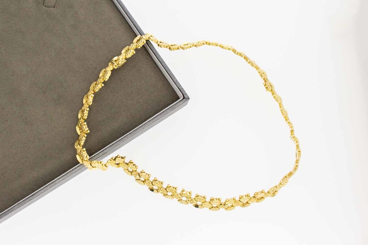 Vintage Halskette aus 14 Karat Gelbgold - 42,7 cm