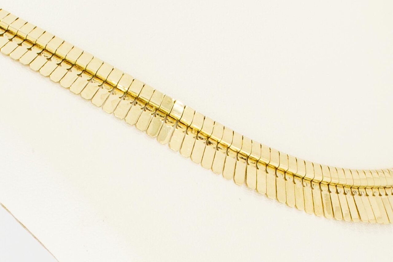 14 Karat Sonnenstrahlen Goldkette - 45 cm