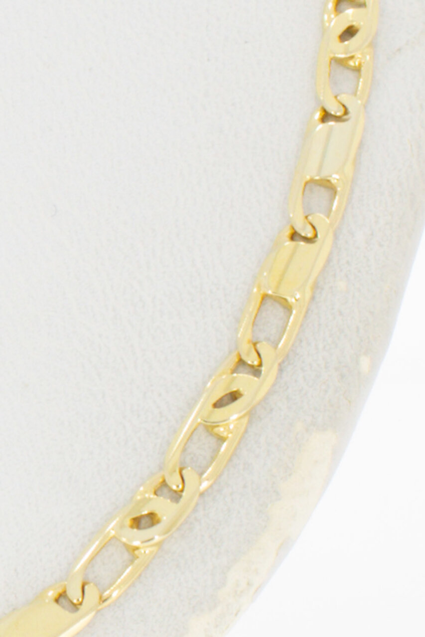 Falkenauge Kette 14 Karat Gold - 46,3 cm