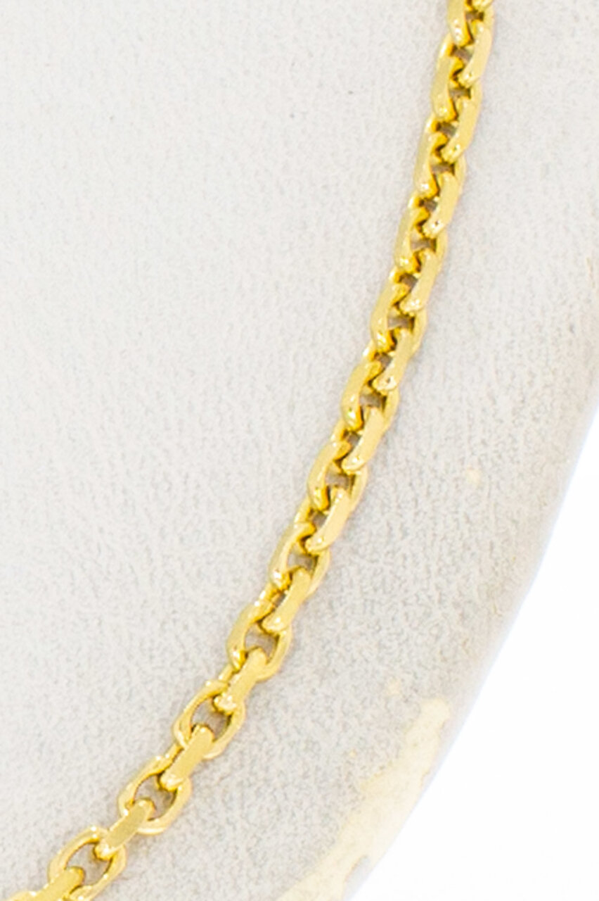 Anker Gelb Goldkette 18 Karat - 71,5 cm