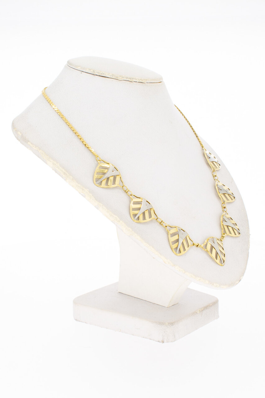 18 Karat Gold Vintage Halskette - 48,8 cm