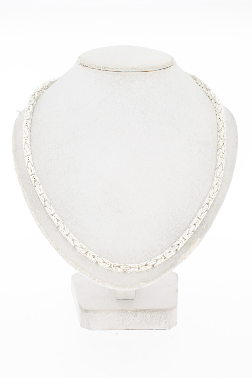 Silber (925) Byzantinische Königskette - 45 cm