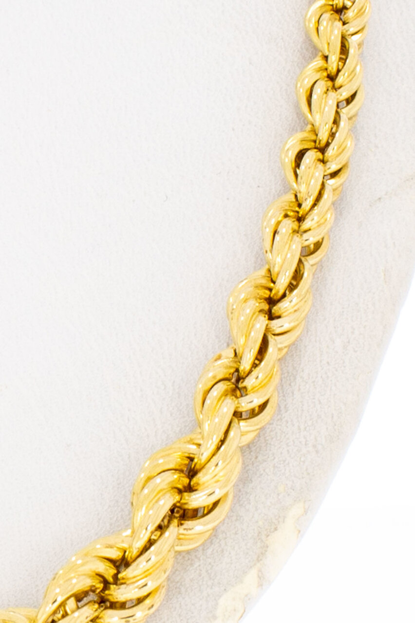 Kordel Goldkette 18 Karat - Länge 46 cm