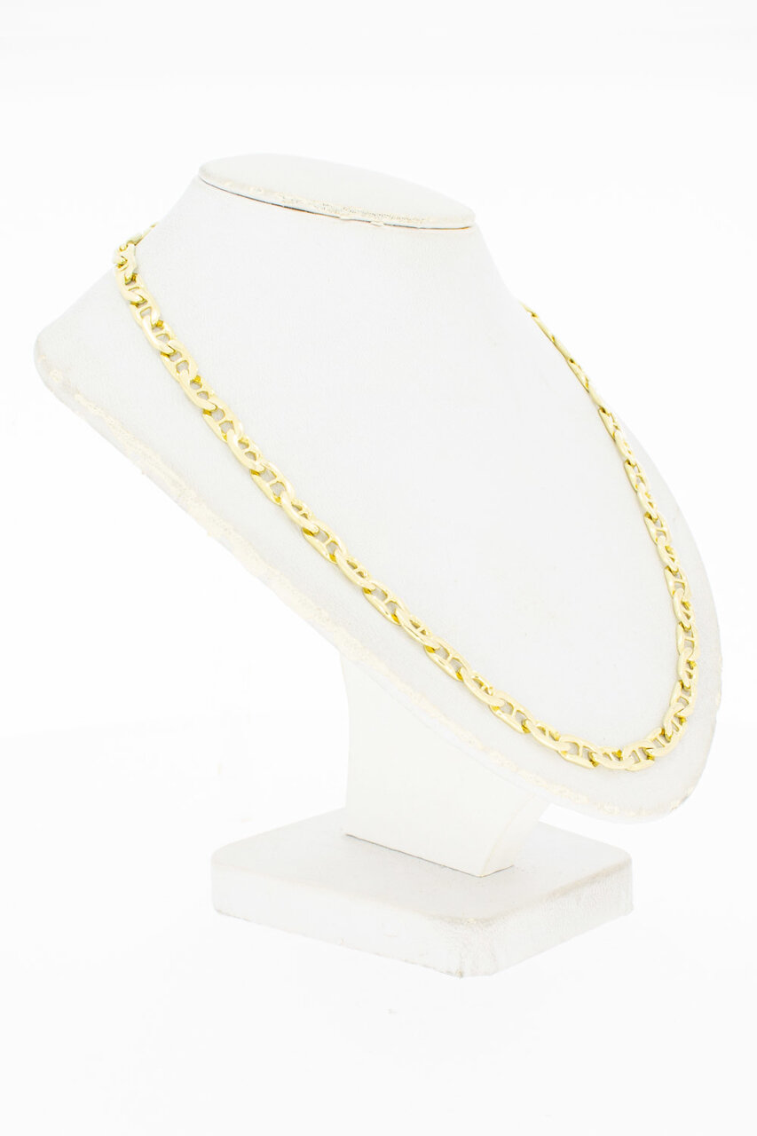 Falkenauge Kette 14 Karat Gold - 62,4 cm