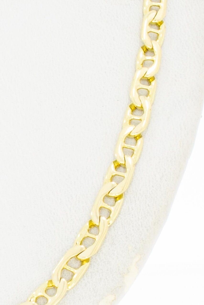 Falkenauge Kette 14 Karat Gold - 62,4 cm