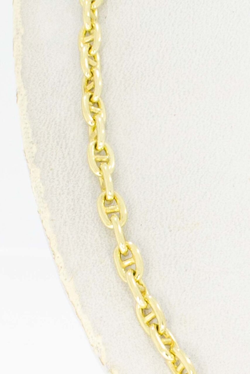 14 Karat Gold Anker Kette - 47,3 cm