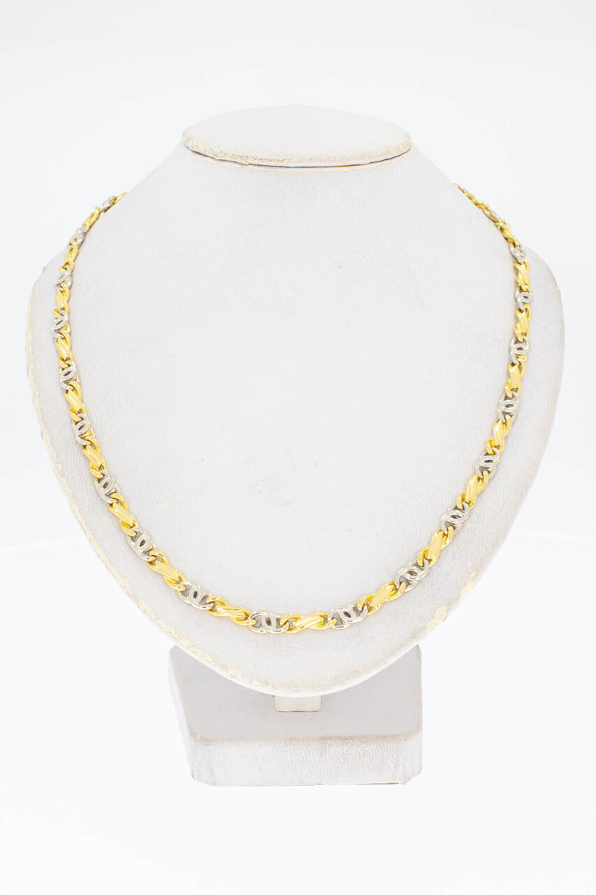 Falkenauge Halskette aus 18 Karat Gold - 60,4 cm