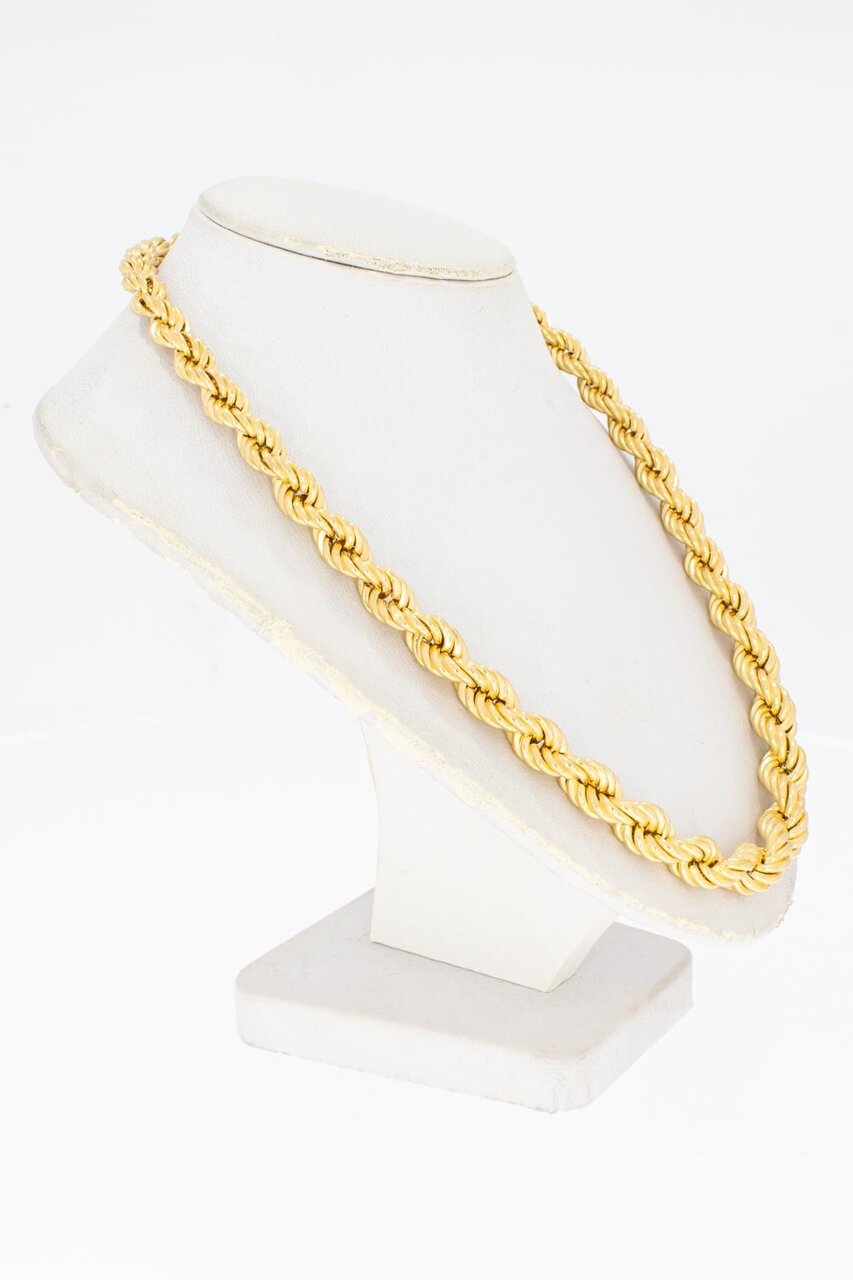 18 Karat Gold Kordel Kette - 51,1 cm