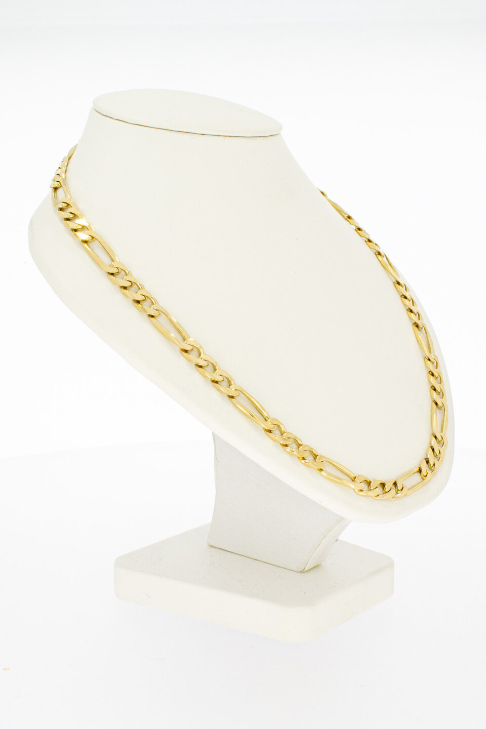 Figaro Halskette 18 Karat Gold - 50,5 cm