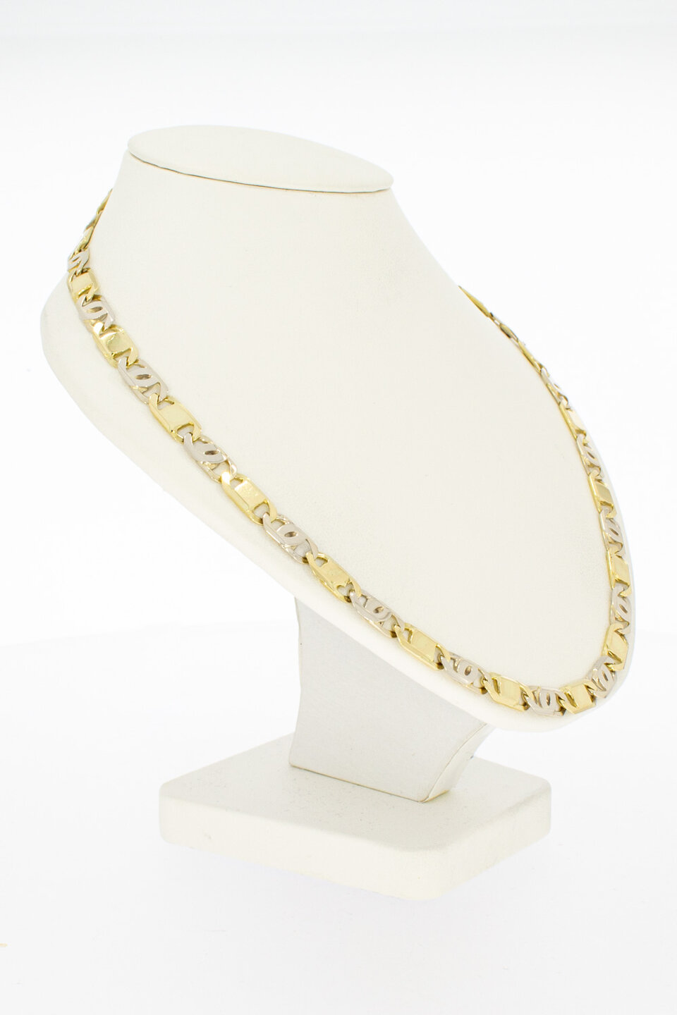 Falkenauge Halskette 18 Karat Gold - 54 cm