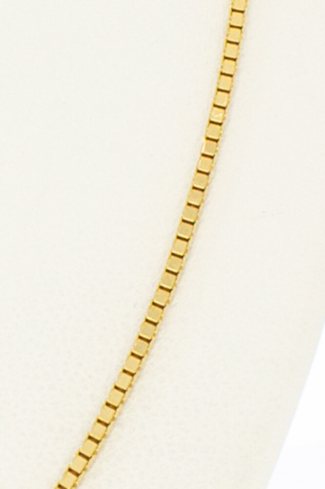 18-karätige venezianische Goldkette - 62 cm