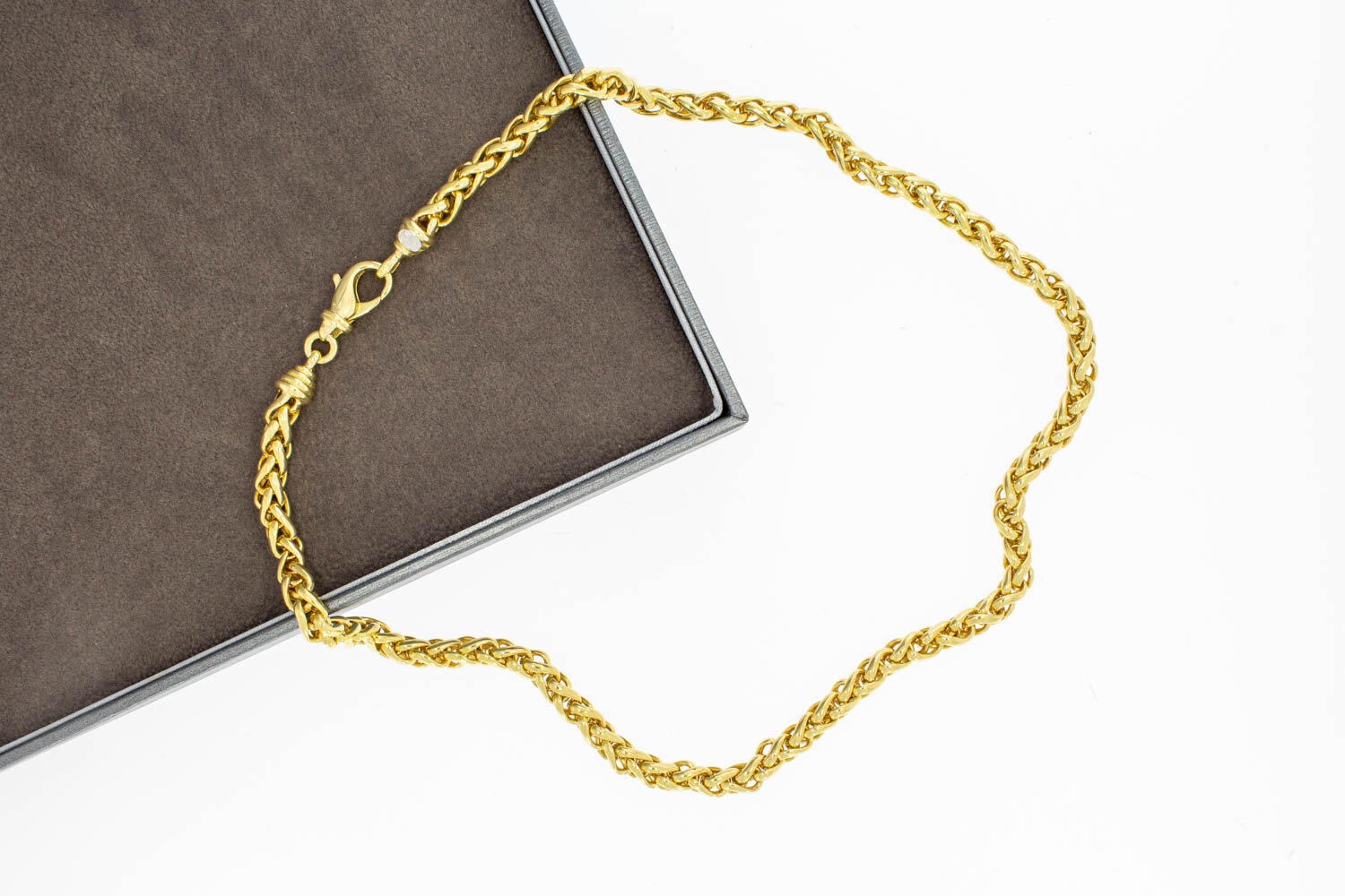 18 Karat Fuchsschwanzkette aus Gold – 45,7 cm