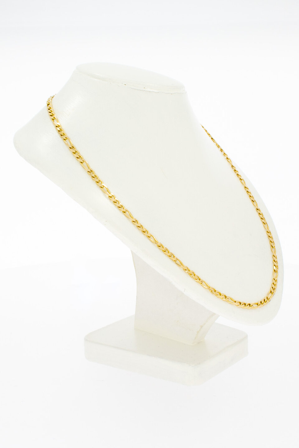 Figaro Kette 14 Karat Gold - 76,5 cm