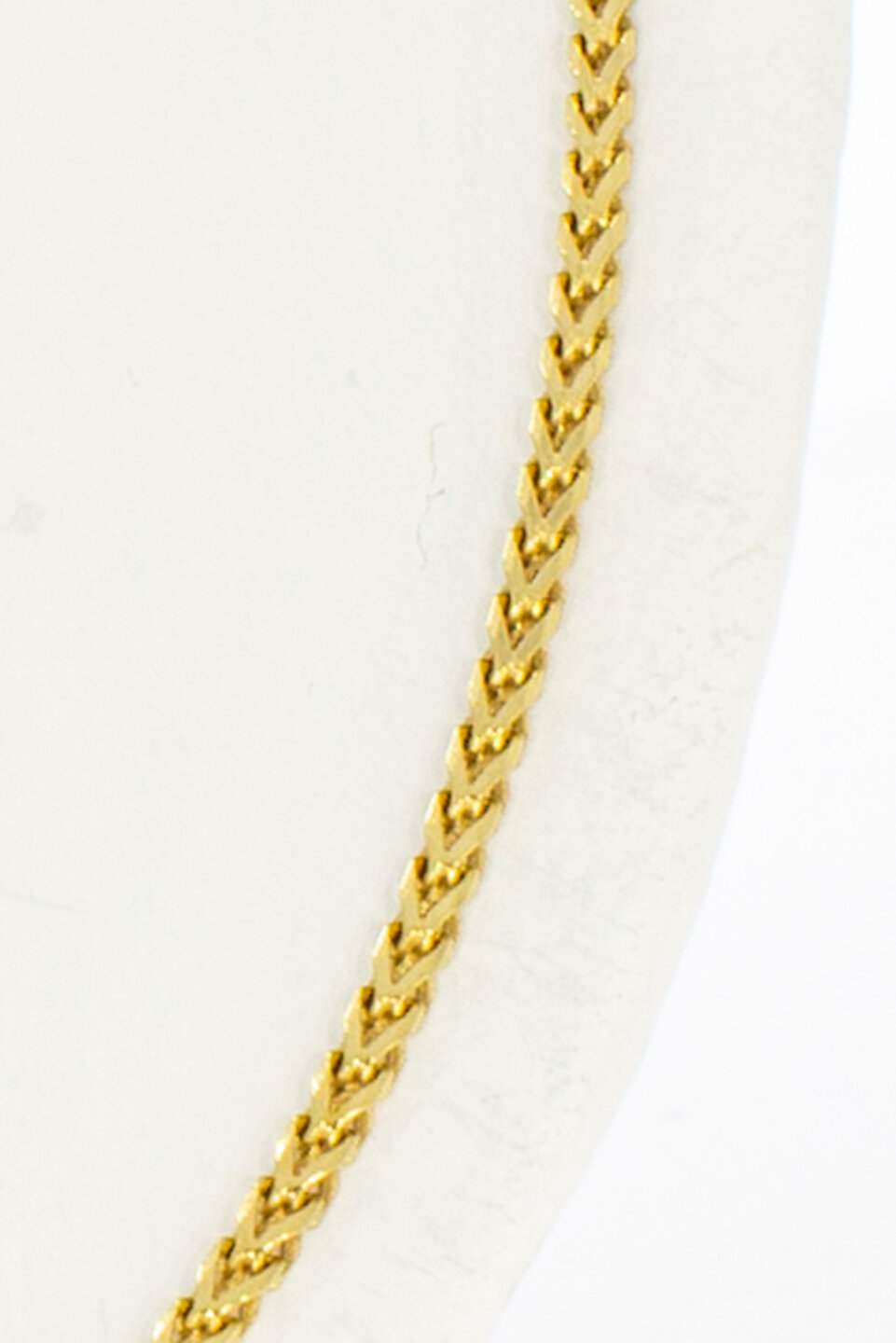 Fuchsschwanz Kette aus 18 Karat Gold - 51,2 cm