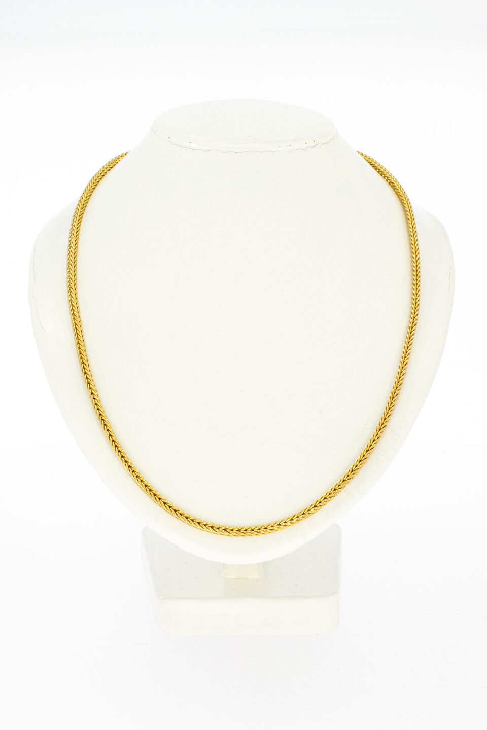 Fuchsschwanz Kette aus 18 Karat Gold - 60,9 cm