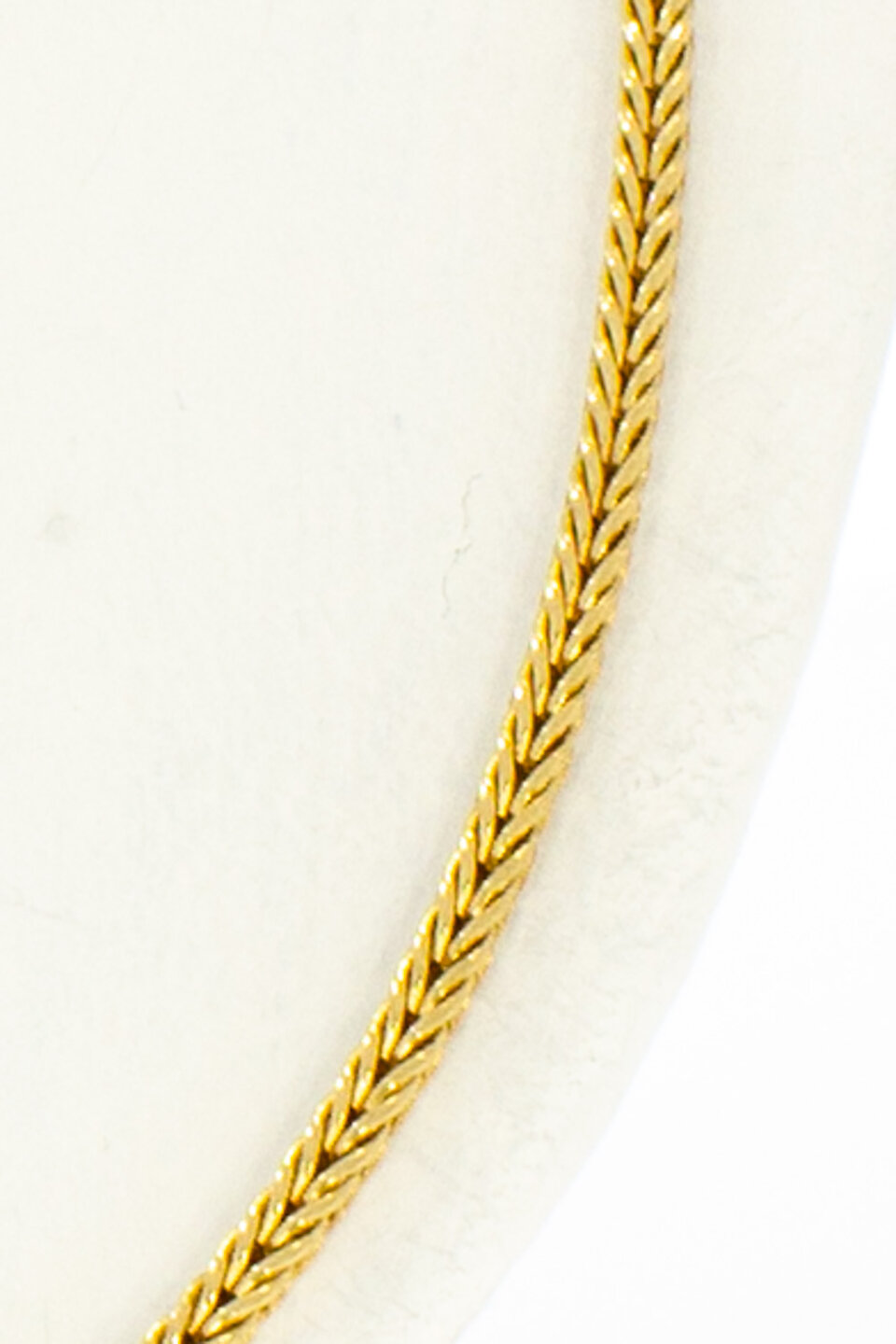 Fuchsschwanz Kette aus 18 Karat Gold - 60,9 cm