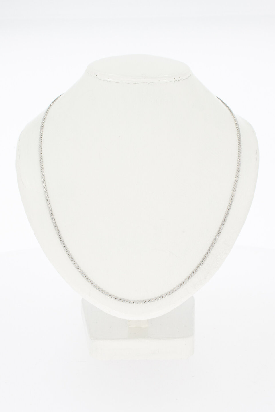 Halskette mit S-Gliedern aus 18 Karat Weißgold - 41,9 mm