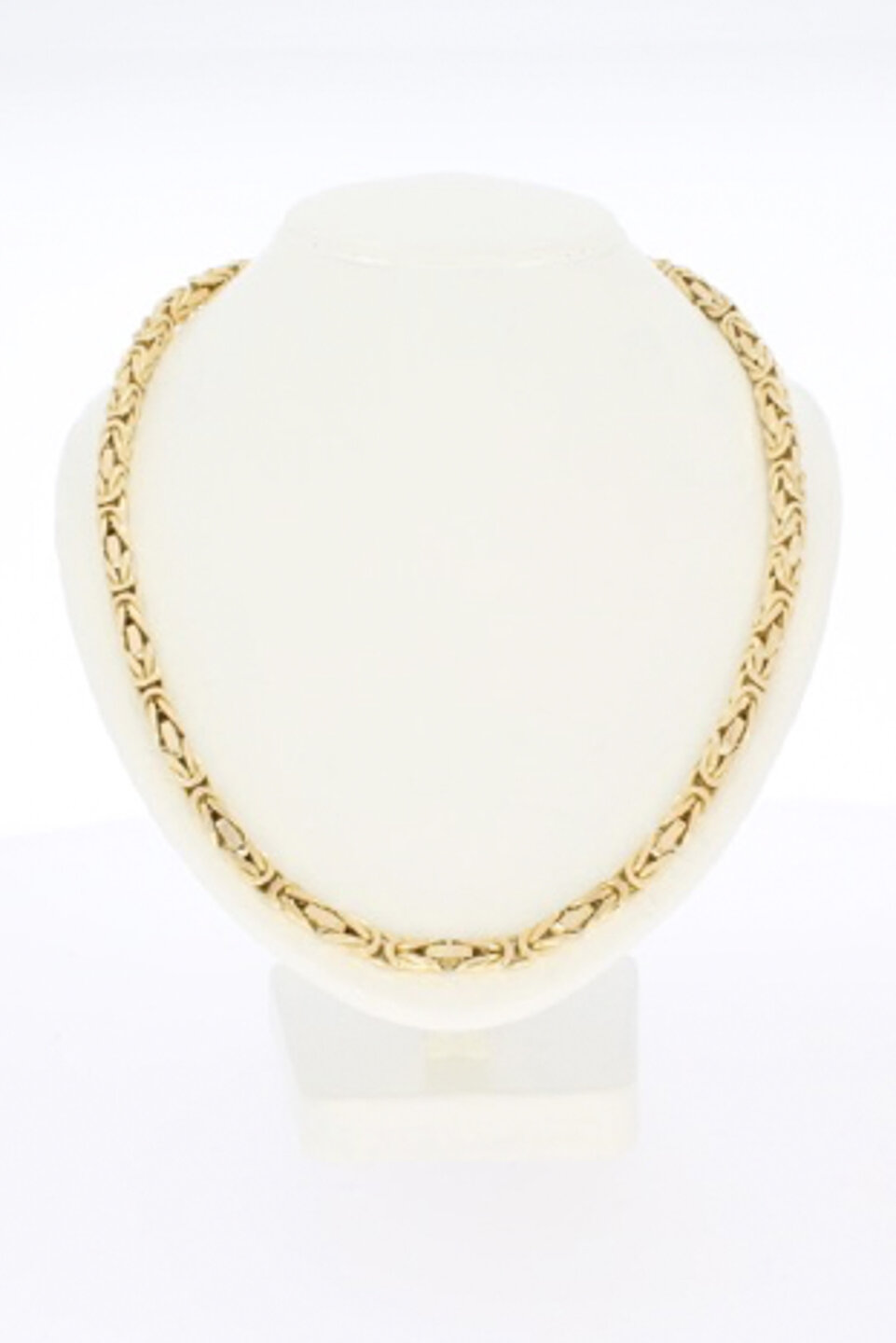 14 Karat Gold Halskette des byzantinischen Königs - 46 cm