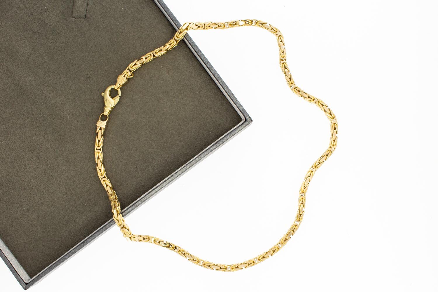 14 Karat Gold Halskette des byzantinischen Königs - 46 cm