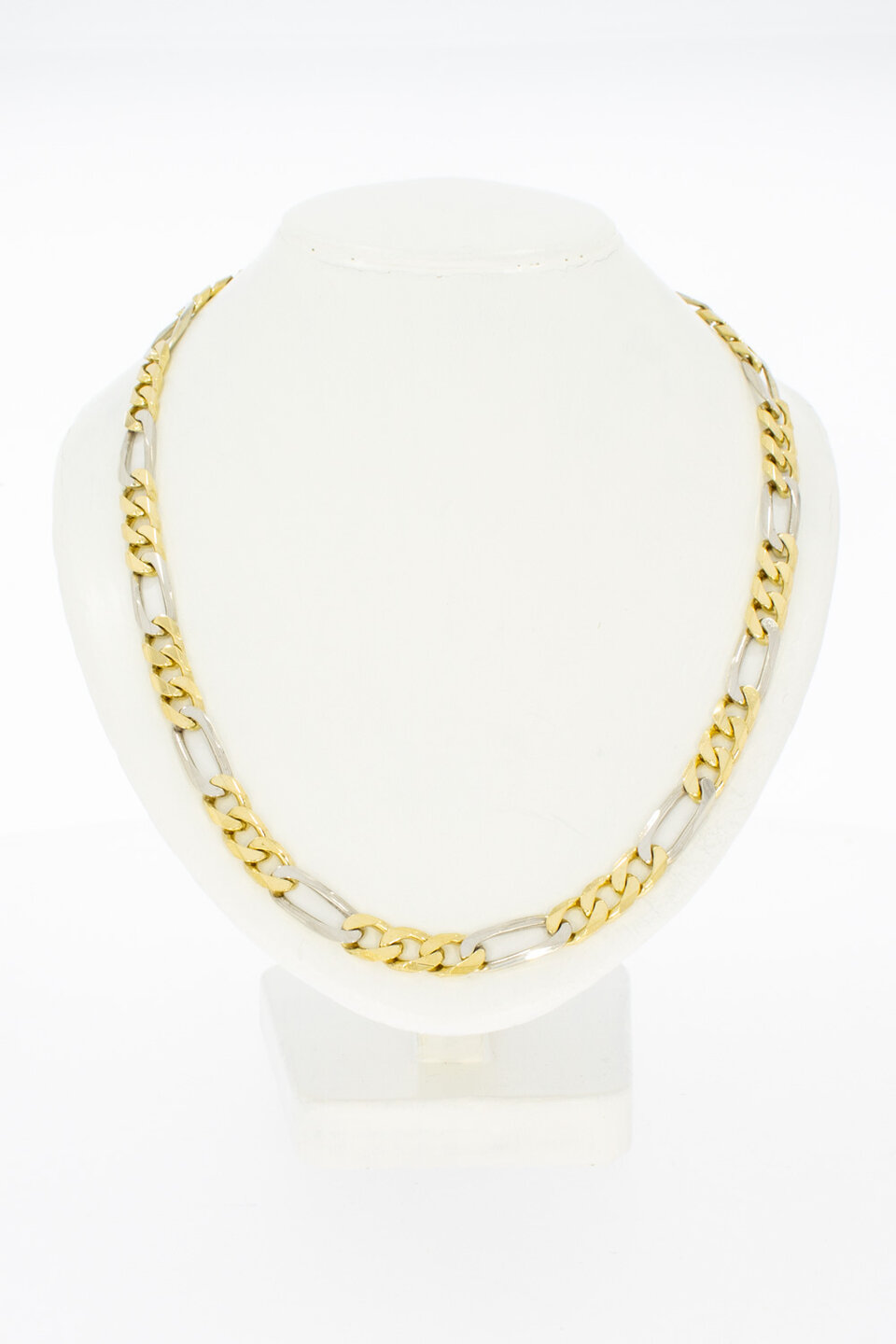 18 Karat Gold Figaro-Halskette - 50,5 cm