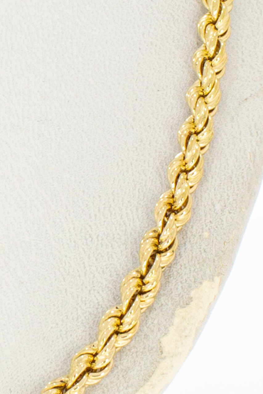 Kordel Gelb Goldkette 18 Karat - 81 cm