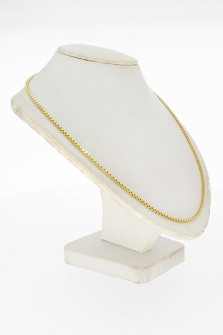 14 Karat goldene Venezianer Halskette - 60,8 cm