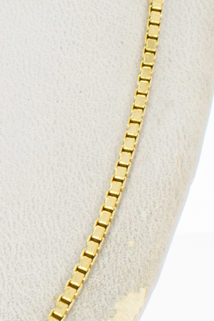 14 Karat goldene Venezianer Halskette - 60,8 cm
