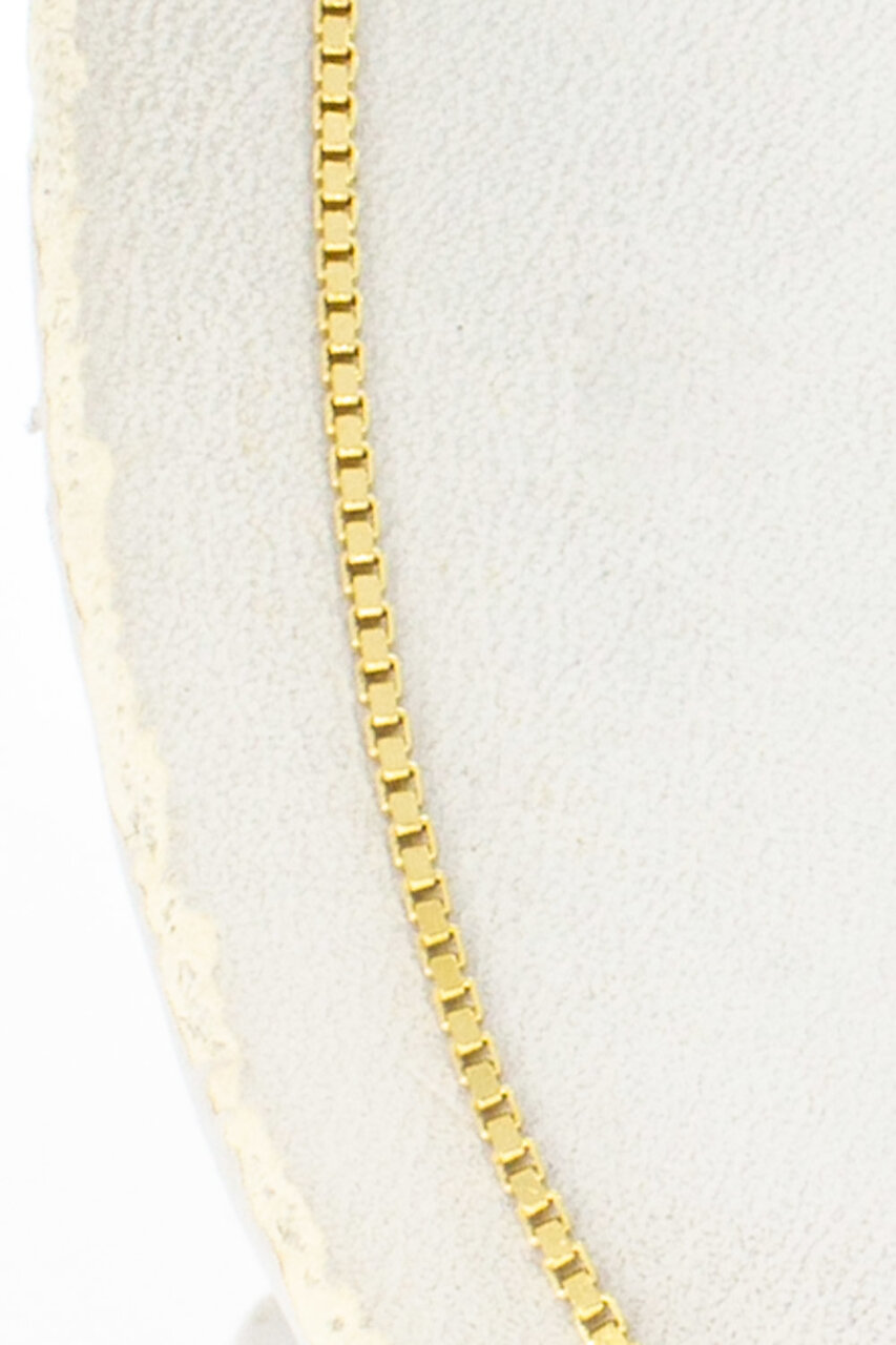 18 Karat goldene Venezianerkette - 46 cm