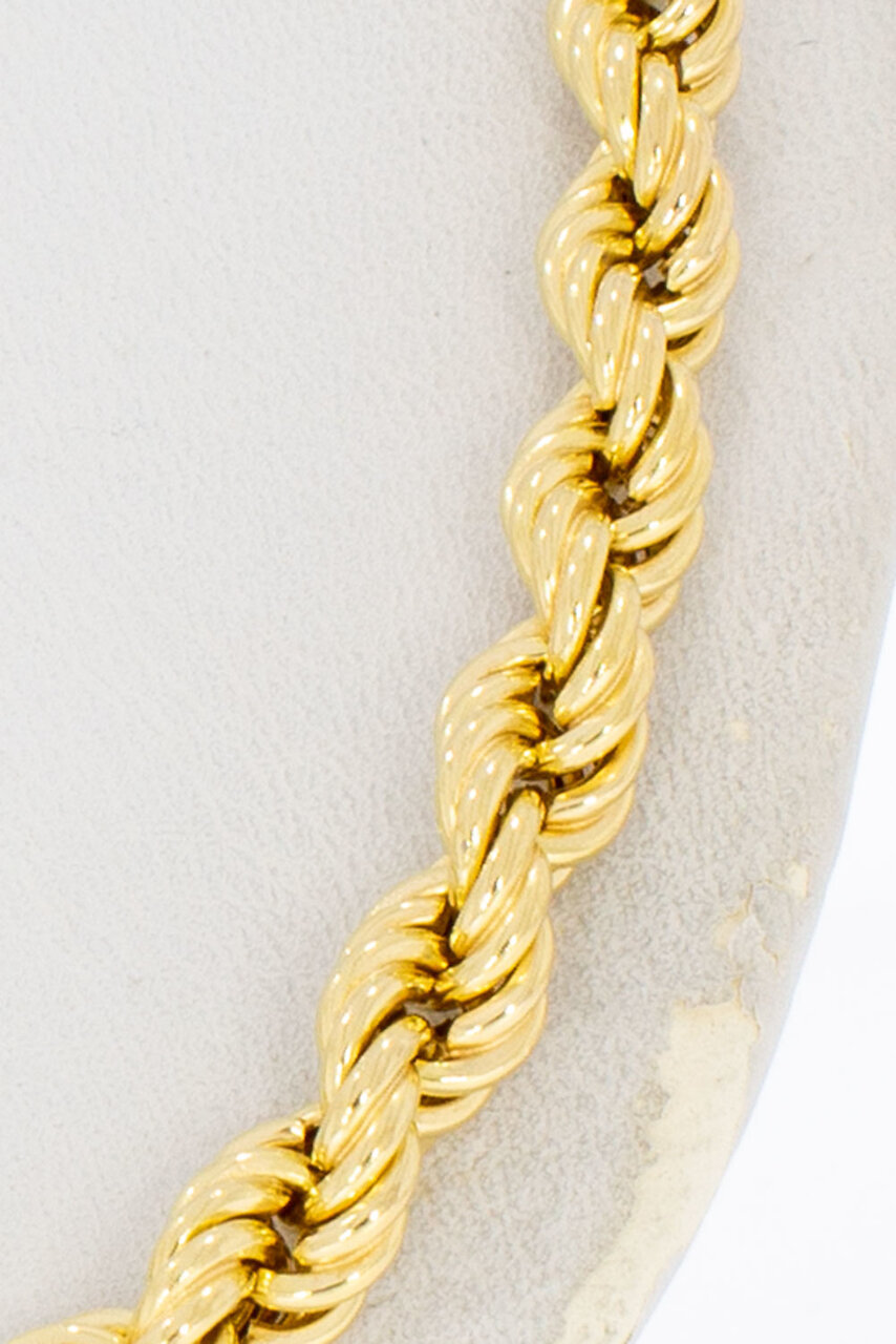 18 Karat Gold Kordel Kette - 52,5 cm
