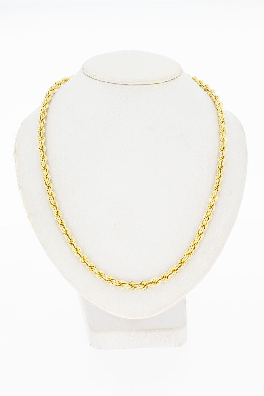 14 Karat aufsteigende Goldschnur Halskette - 46 cm