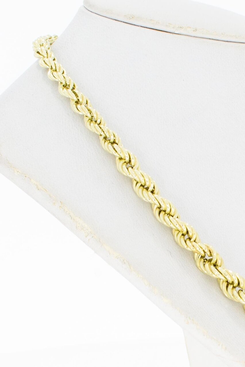 14 Karat aufsteigende Goldschnur Halskette - 47,6 cm