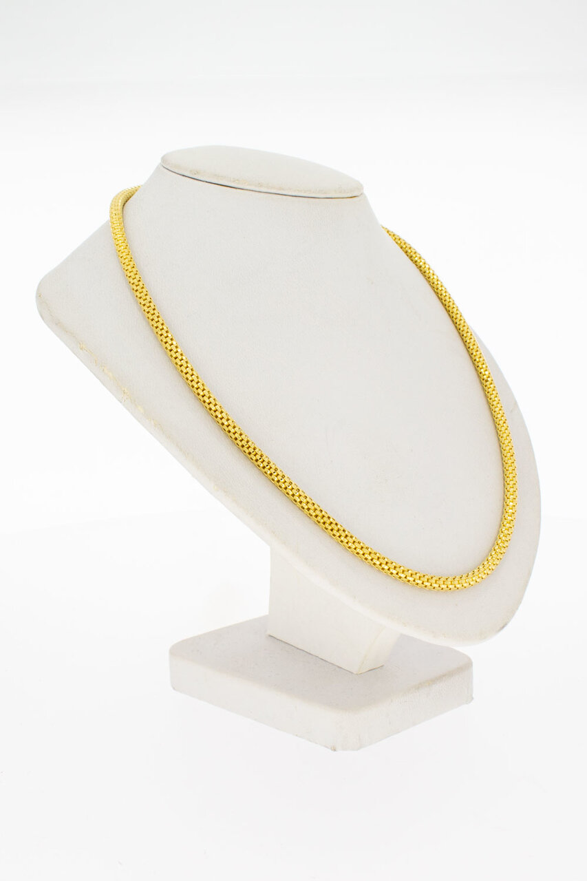 18 Karat Gold Schlangenkette - 71,5 cm